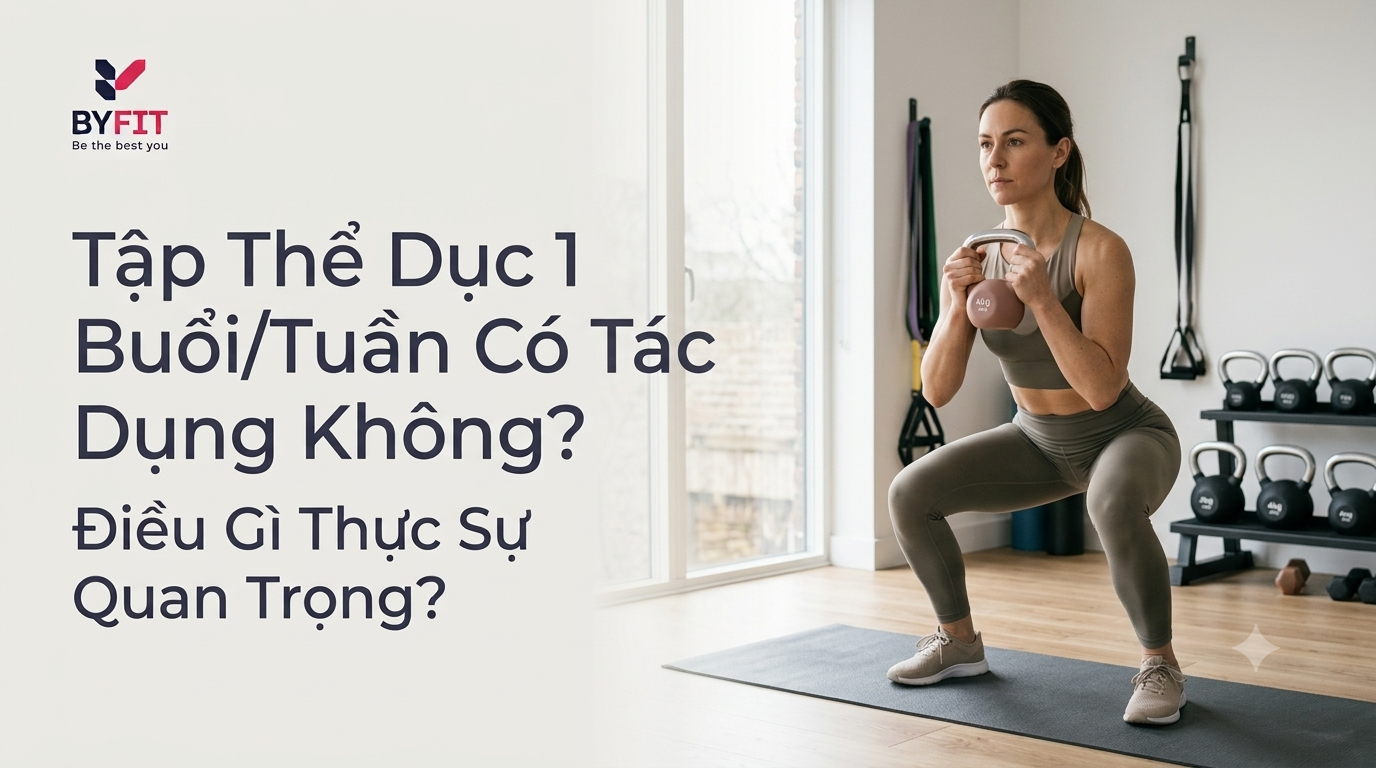 Tập Thể Dục 1 Buổi/Tuần Có Tác Dụng Không? Điều Gì Thực Sự Quan Trọng?